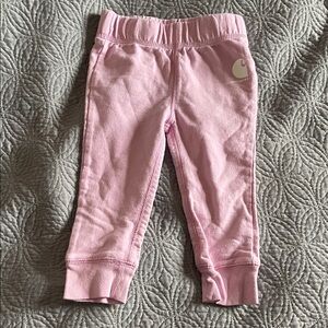 Carhartt Pink Baby Girl pants 12 Months